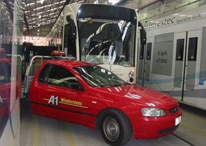 Tram Windscreen Replacement