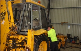 Excavator Glass Replacement