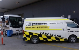 Bus Side Window Replacement Hallam